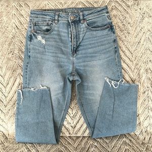 American Eagle stretch jeans.